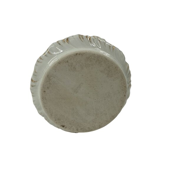 German Ceramic Oil &‎ Vinegar Dispenser Set Blue Floral Design Gold Accents - Picture 4 of 7